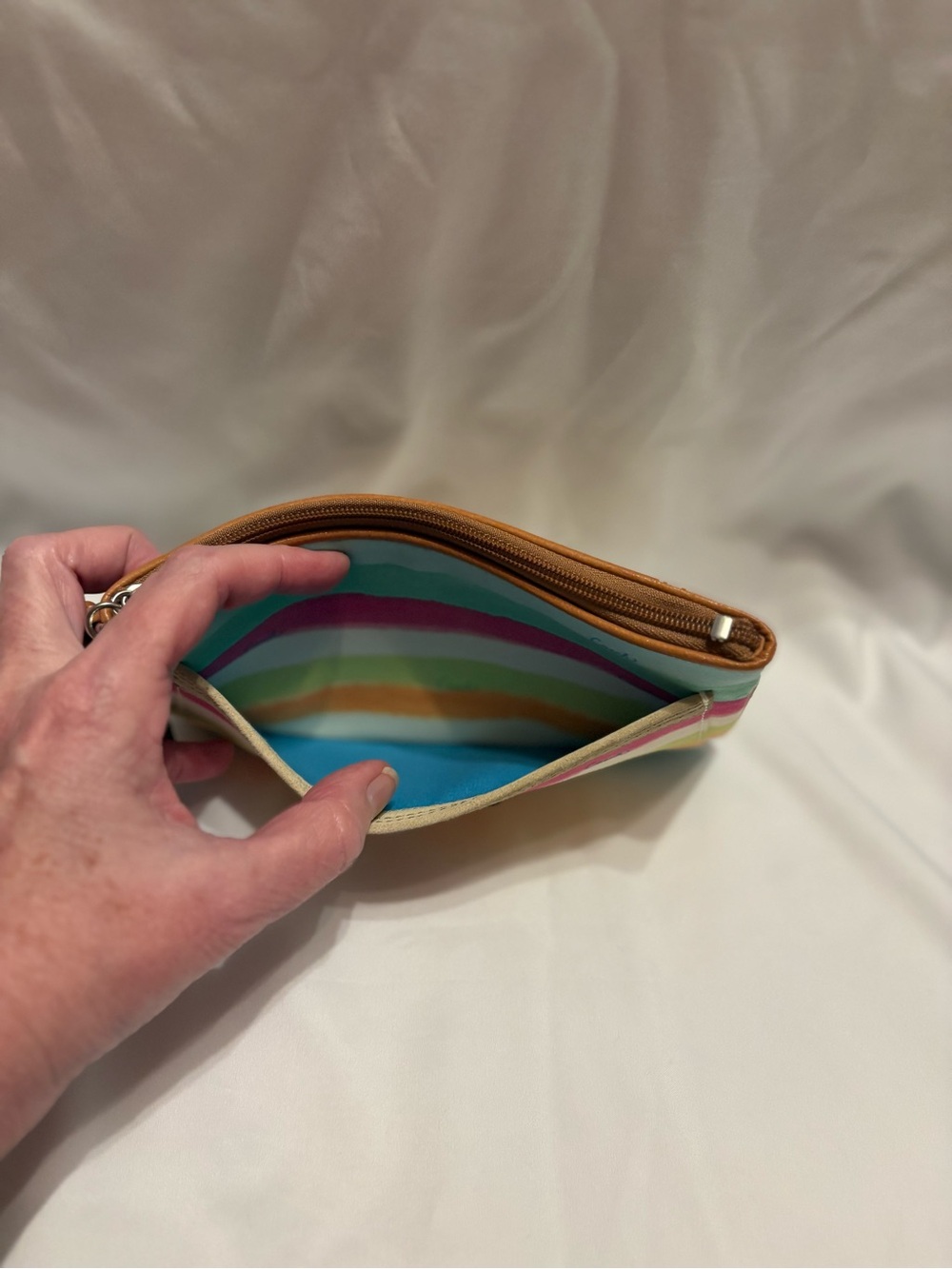 Coach Hampton Watercolor Wristlet - Picture 3 of 4